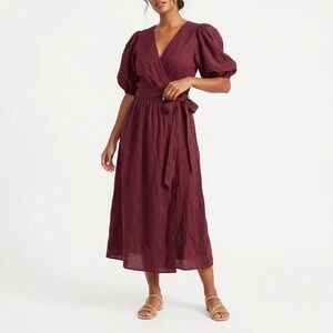 midi summer dresses 2022 PRETTYGARDEN Women's Casual Midi Dresses Square Neck Short Sleeve Smoc